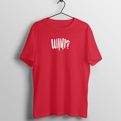 NIñO - Red Typography Classic T Shirt For Men