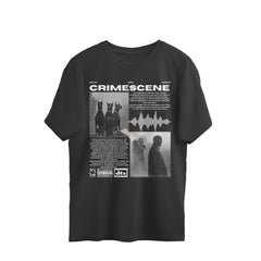 NIñO - CRIME SCENE BLACK UNISEX OVERSIZED T-SHIRT
