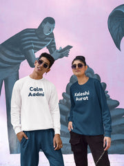 NIñO - CALM & KALESHI BAGGY COUPLE SWEATSHIRT PAIR